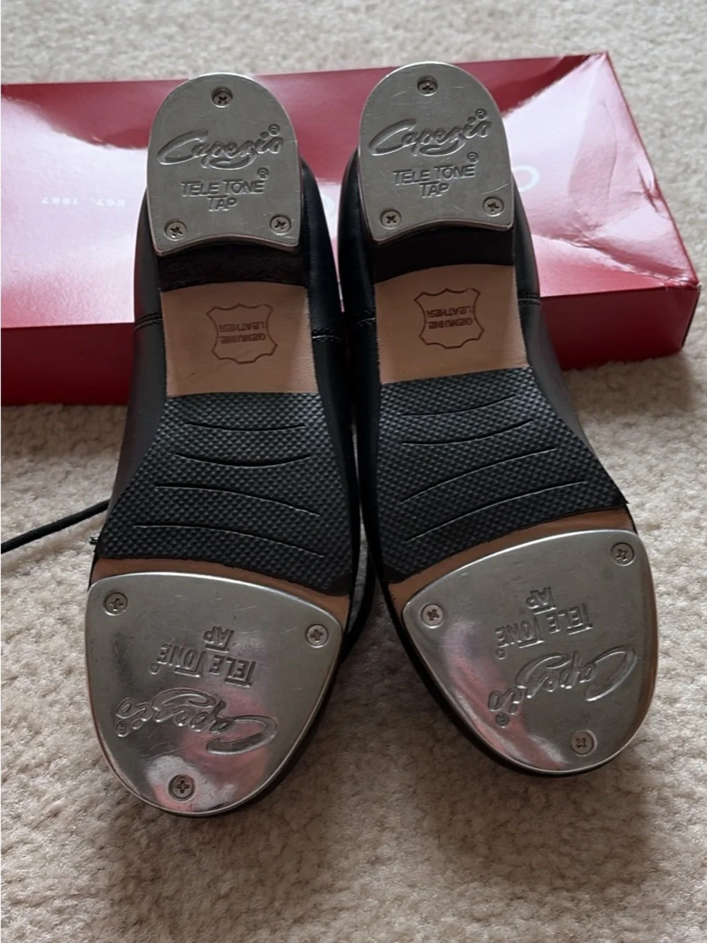 Capezio Black Cadence Tap Shoes for Kids